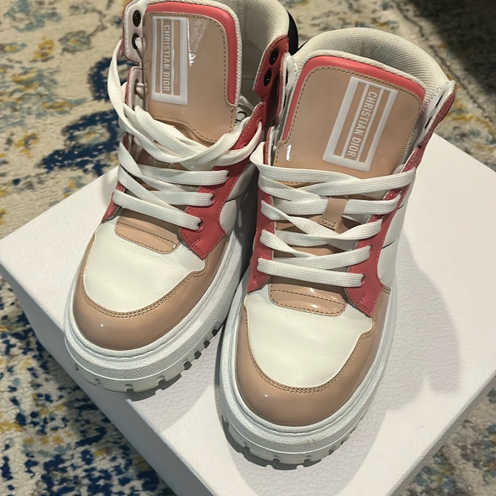Pink Dior High Tops